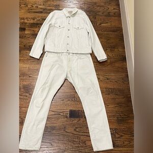 Ralph Lauren Cream Denim Jacket